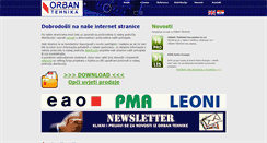 Desktop Screenshot of orban-tehnika.hr